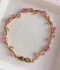 Tulip bracelet - pink variant - Hirulythings