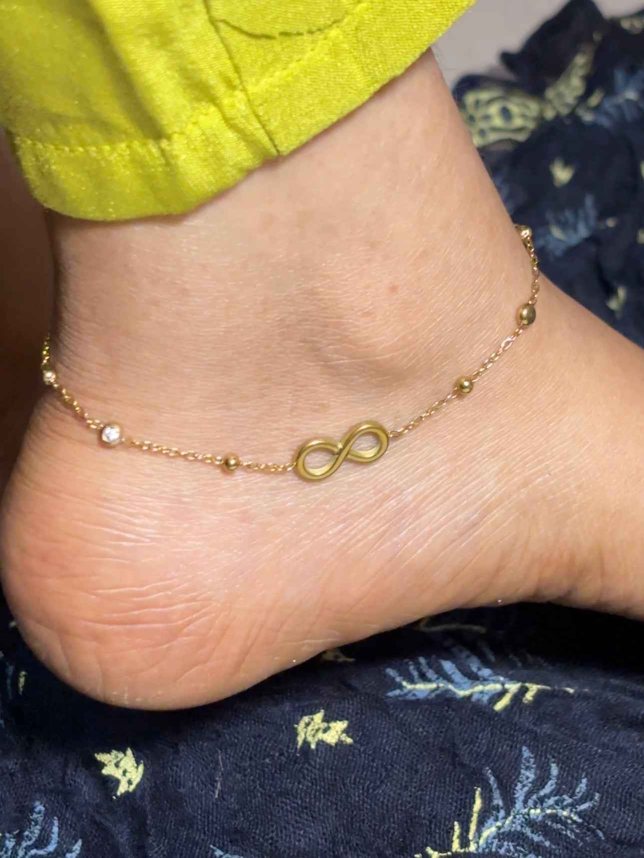 Infinity anklet Pair