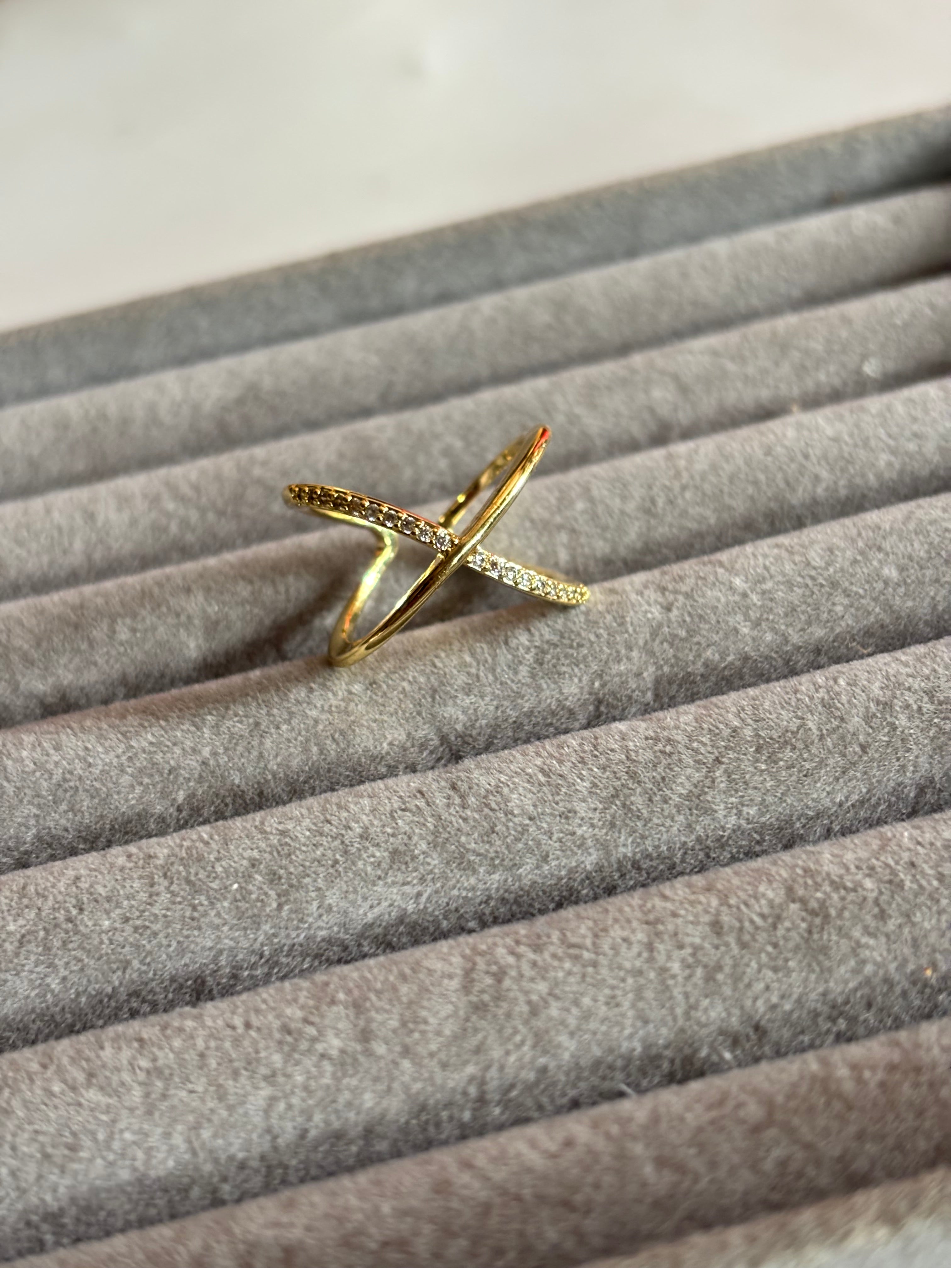 Infinity cross ring