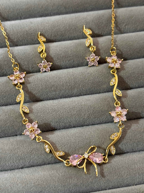 Bow and floral combo set