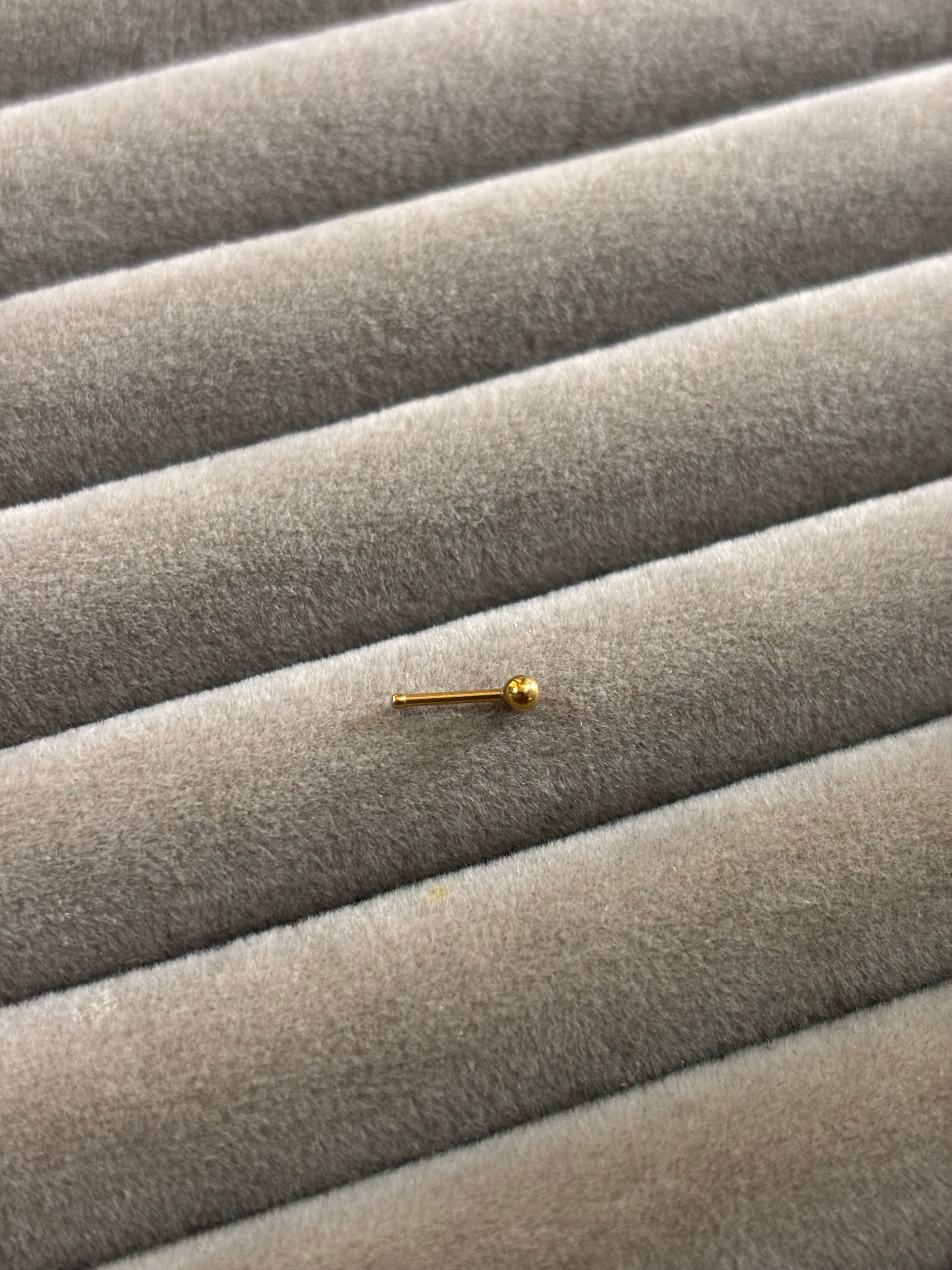 Solid ball nose pin