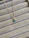 Sky blue drop necklace