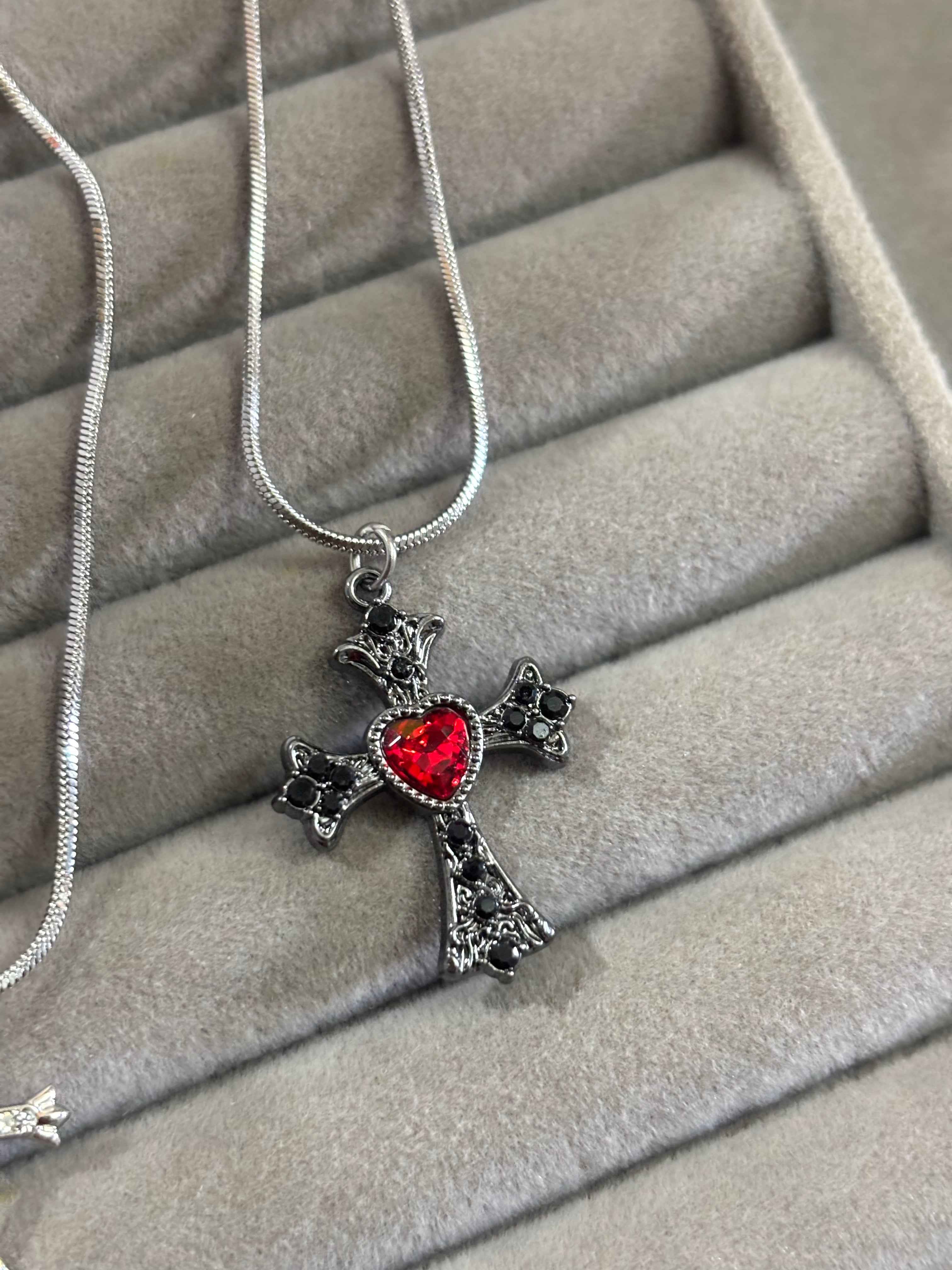 Bloody Red chrome hearts chain