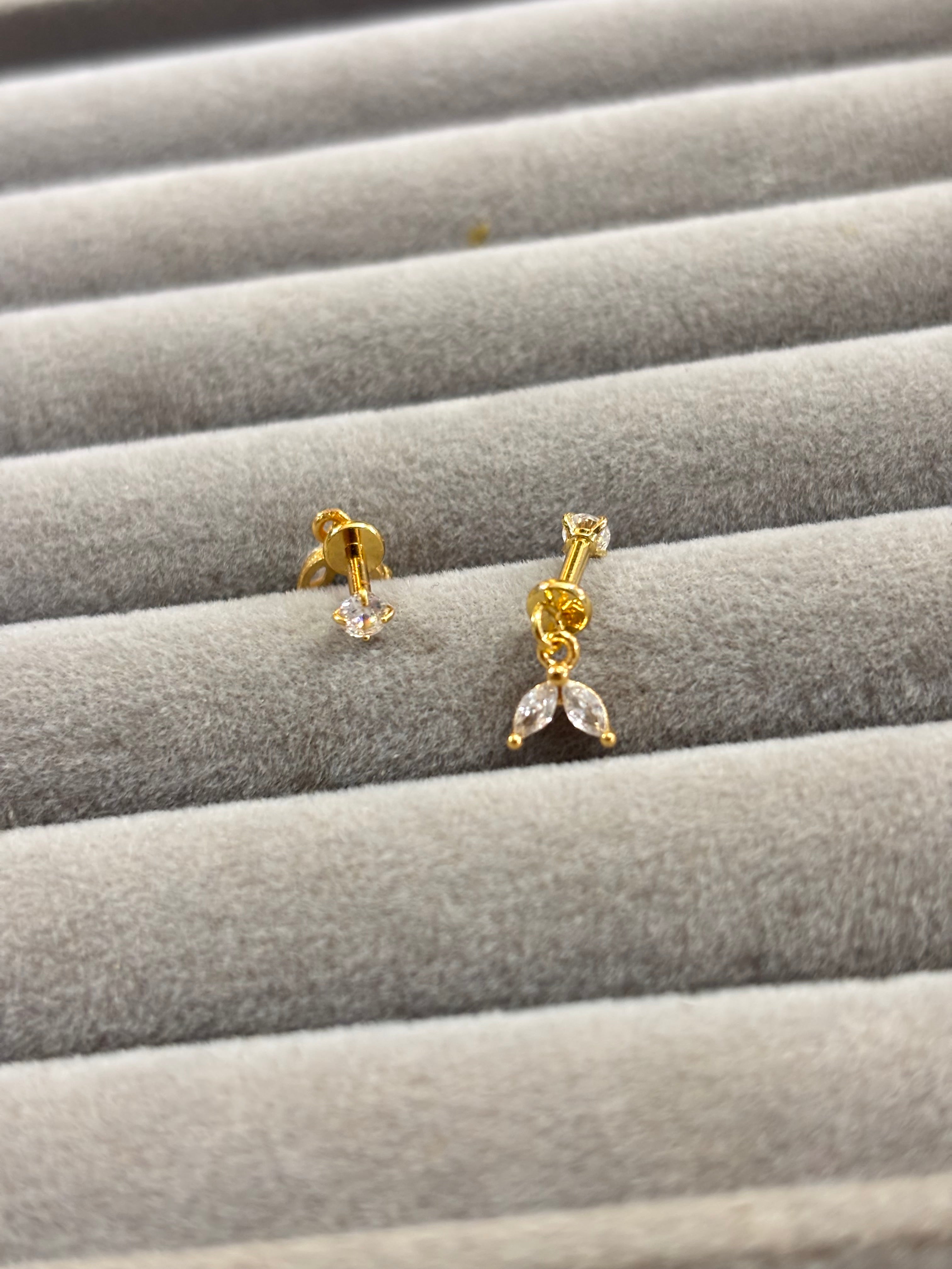 Mermaid Fins Drop piercings
