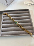 Emerald bracelet