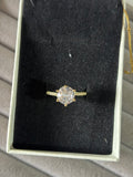 Round cut solitaire Ring