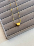 Minimal heart necklace - Hirulythings