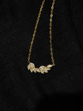 Aurelia Leaf Necklace