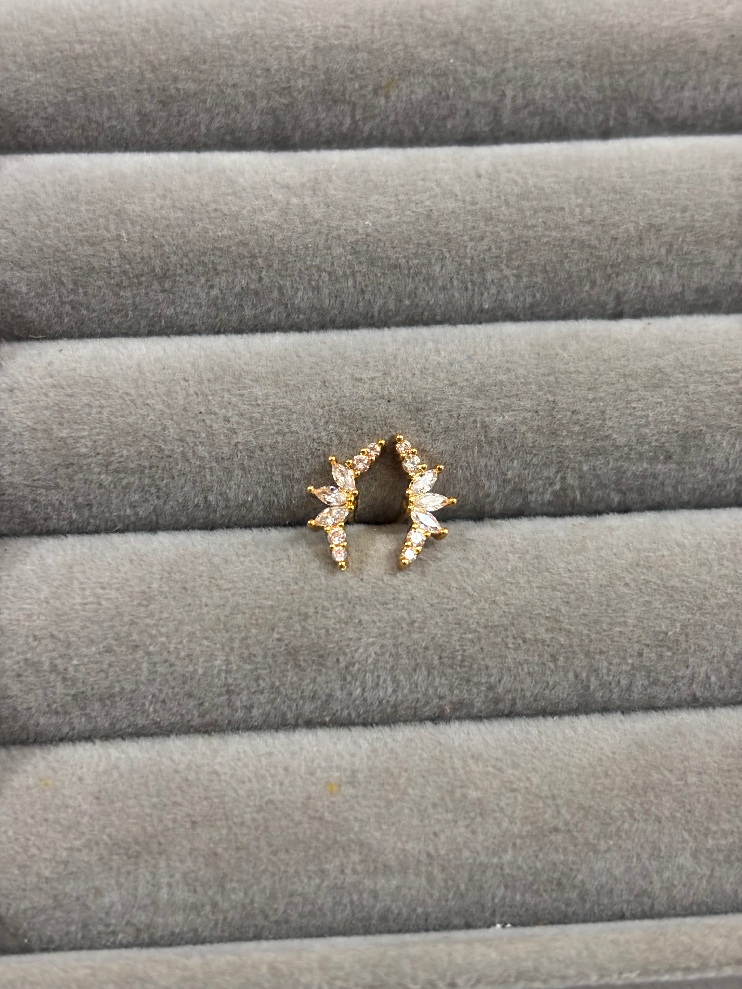 Marquise Climber Studs