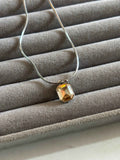 Citrine stone necklace