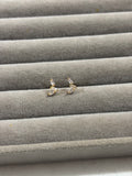baguette-cut white topaz Piercing