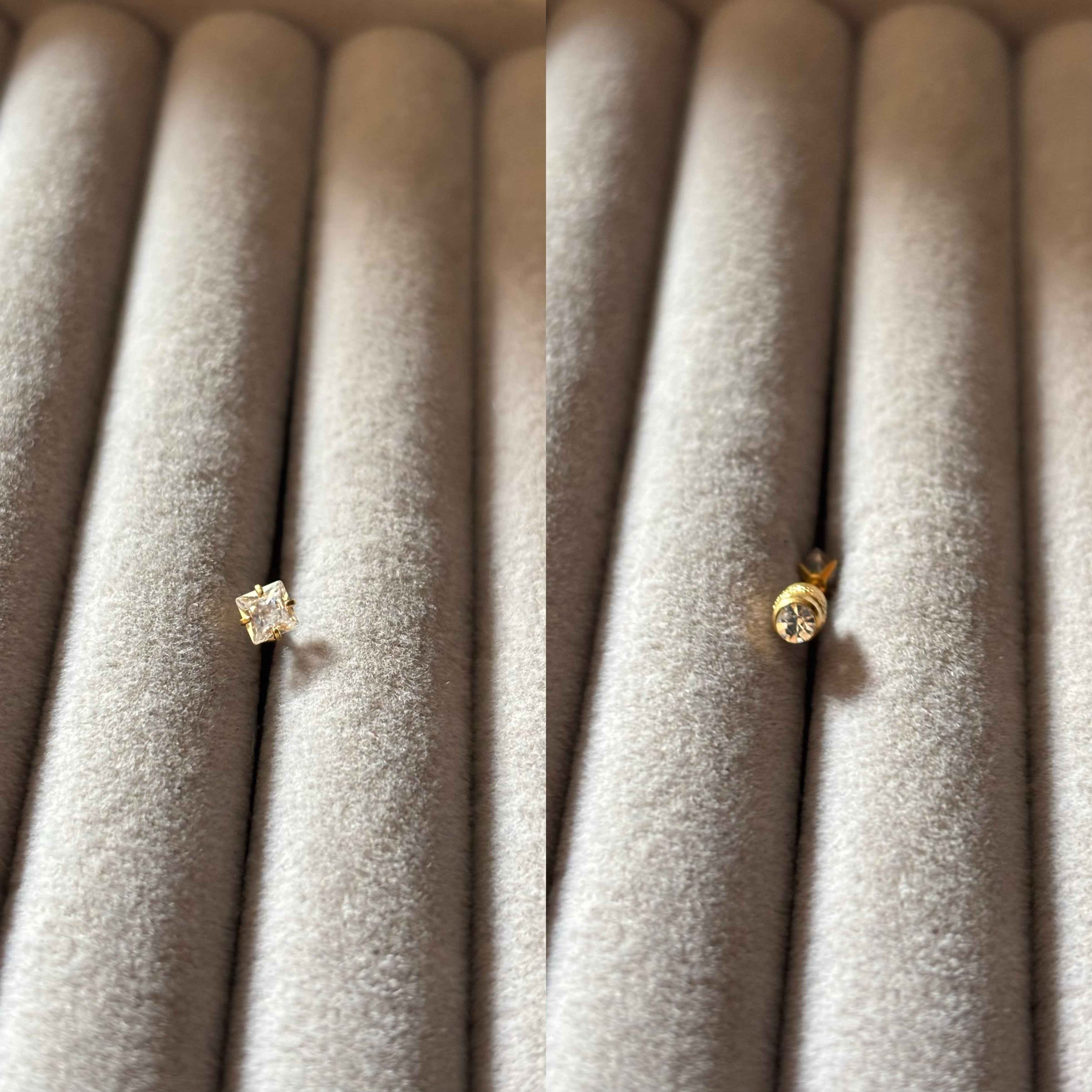 Solitaire two in one stud