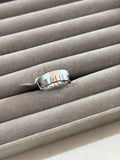Matte and studded ring