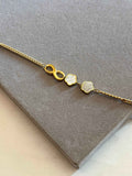 Clover and infinity bracelet - Hirulythings