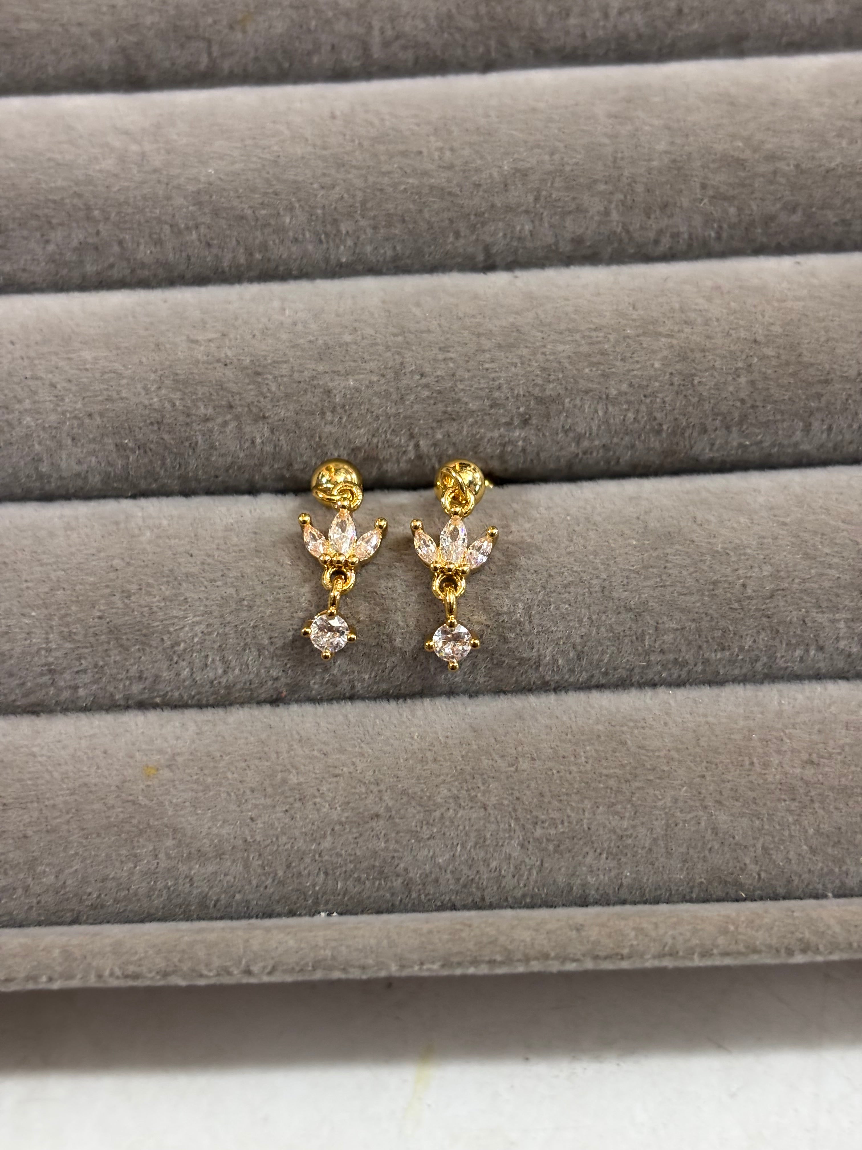 Crown drop piercing