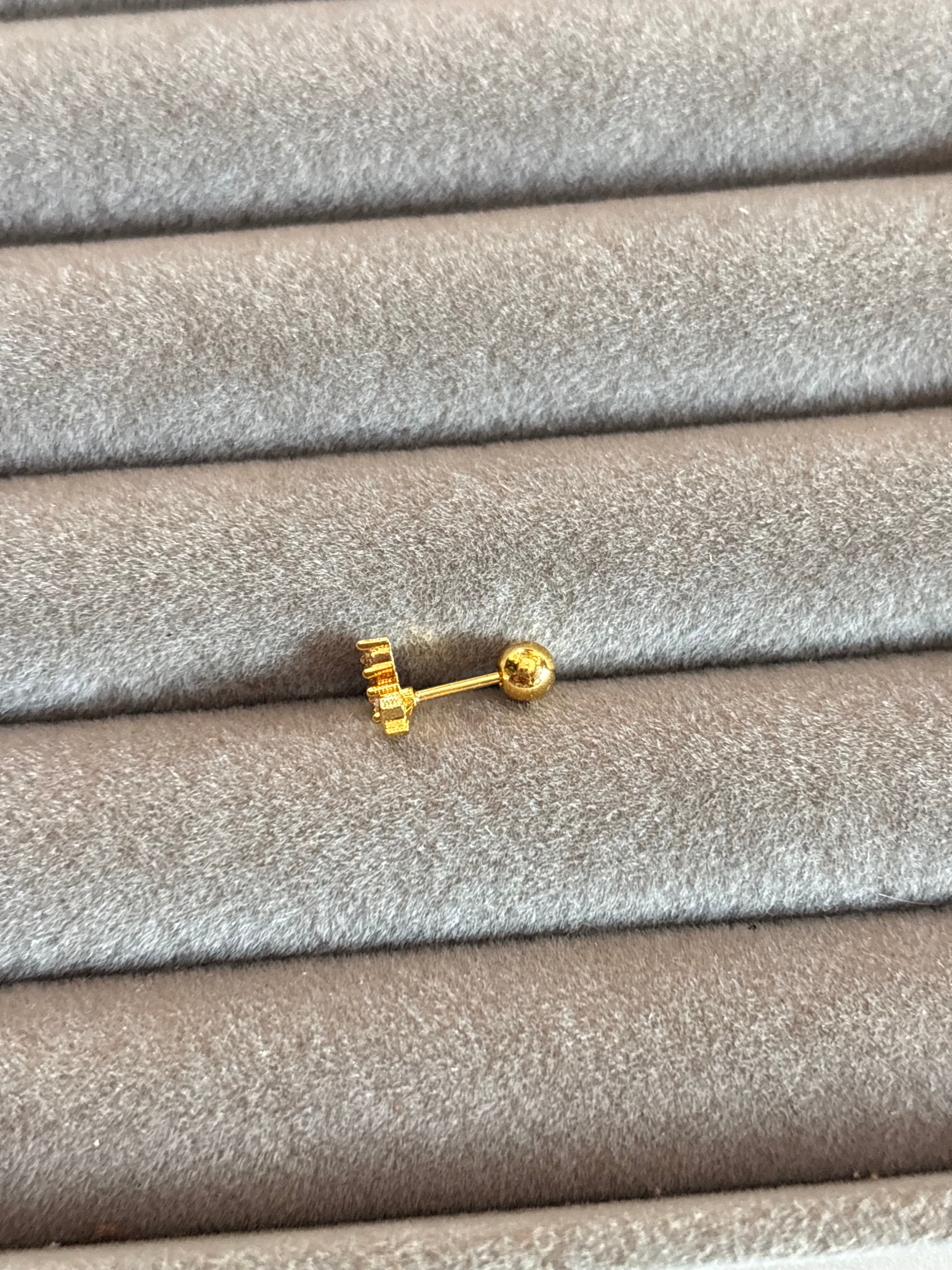 Trio Star nose pin
