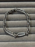 Alpha black cuban bracelet