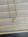 Tiny floral bloom necklace