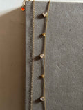 Solitaire hearts hip chain