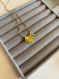 Tiered cascade block necklace - Hirulythings
