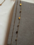 Heart charm hip chain