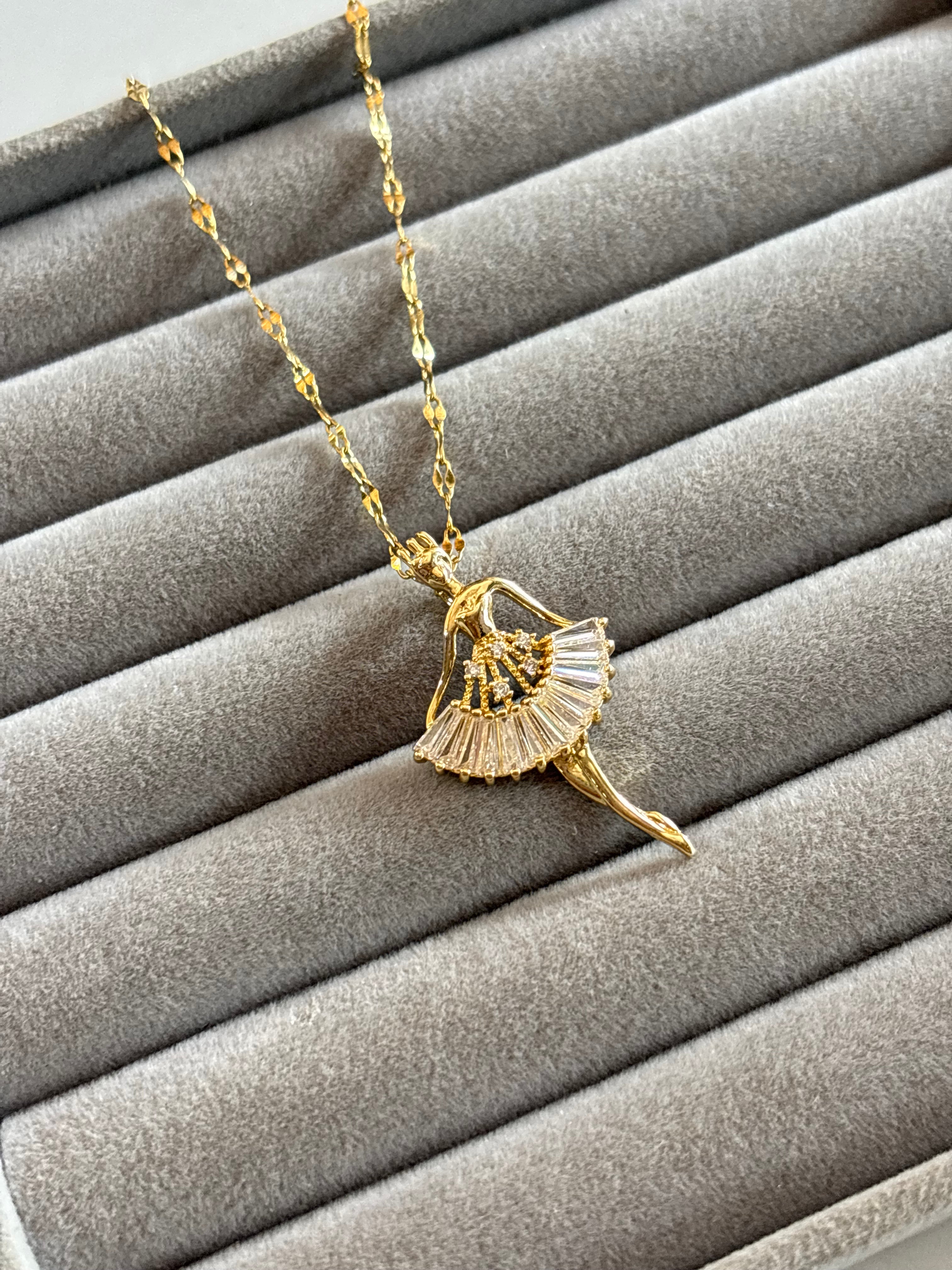 Dancing doll necklace