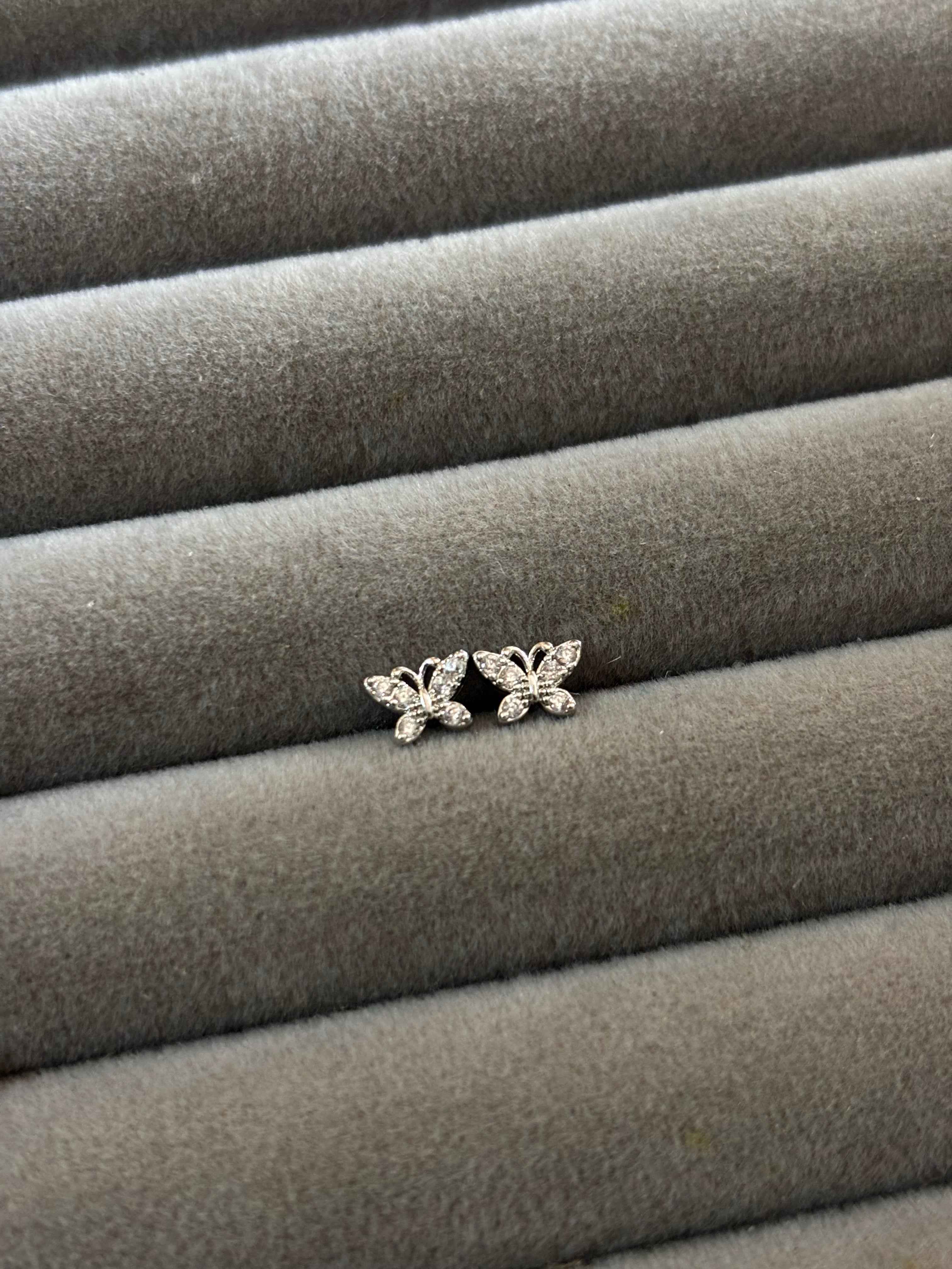Tiny Butterfly Spark Studs