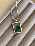 Frame and emerald chain