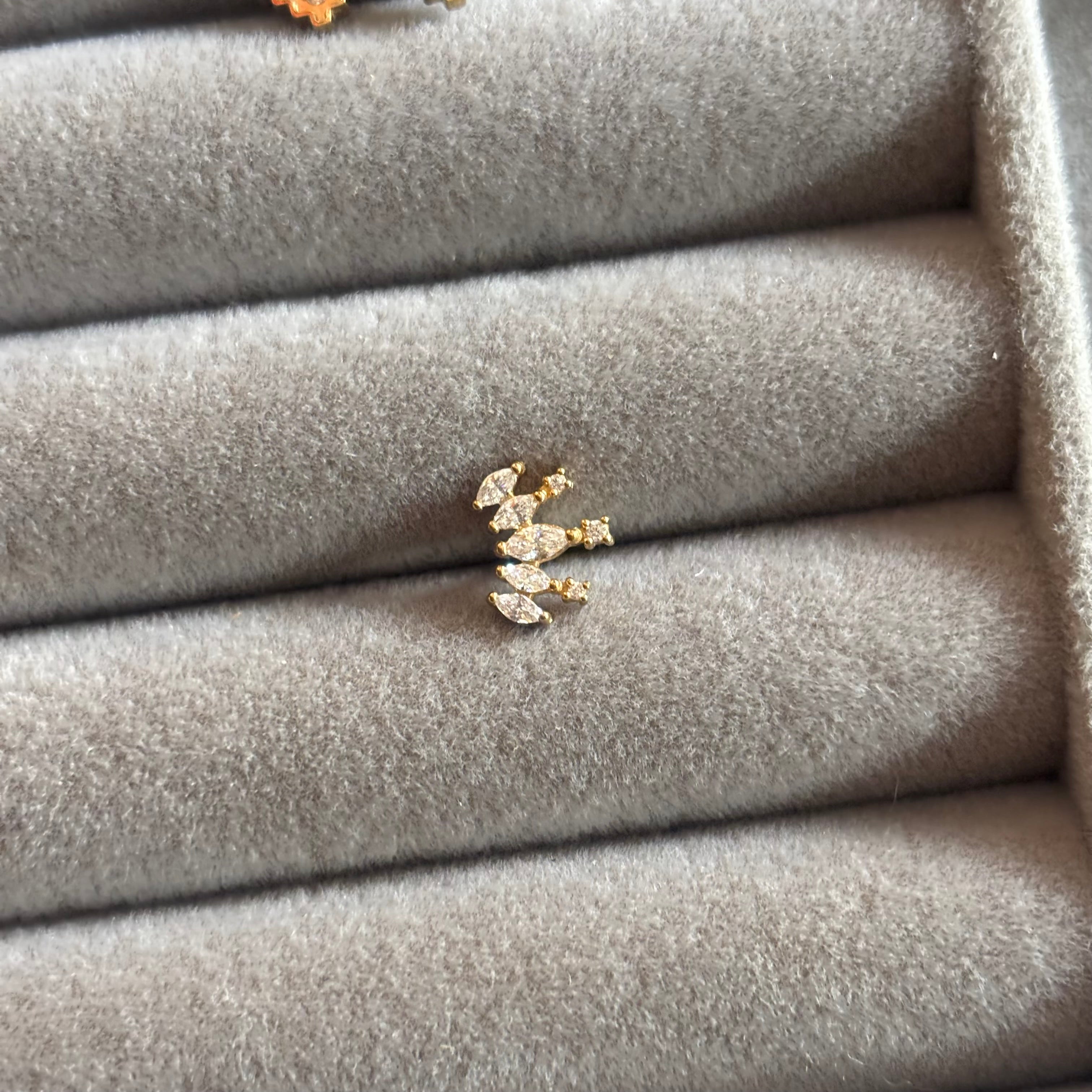 Crown nose pin