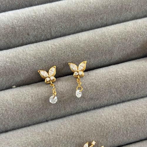 Butterfly drop piercings - Hirulythings