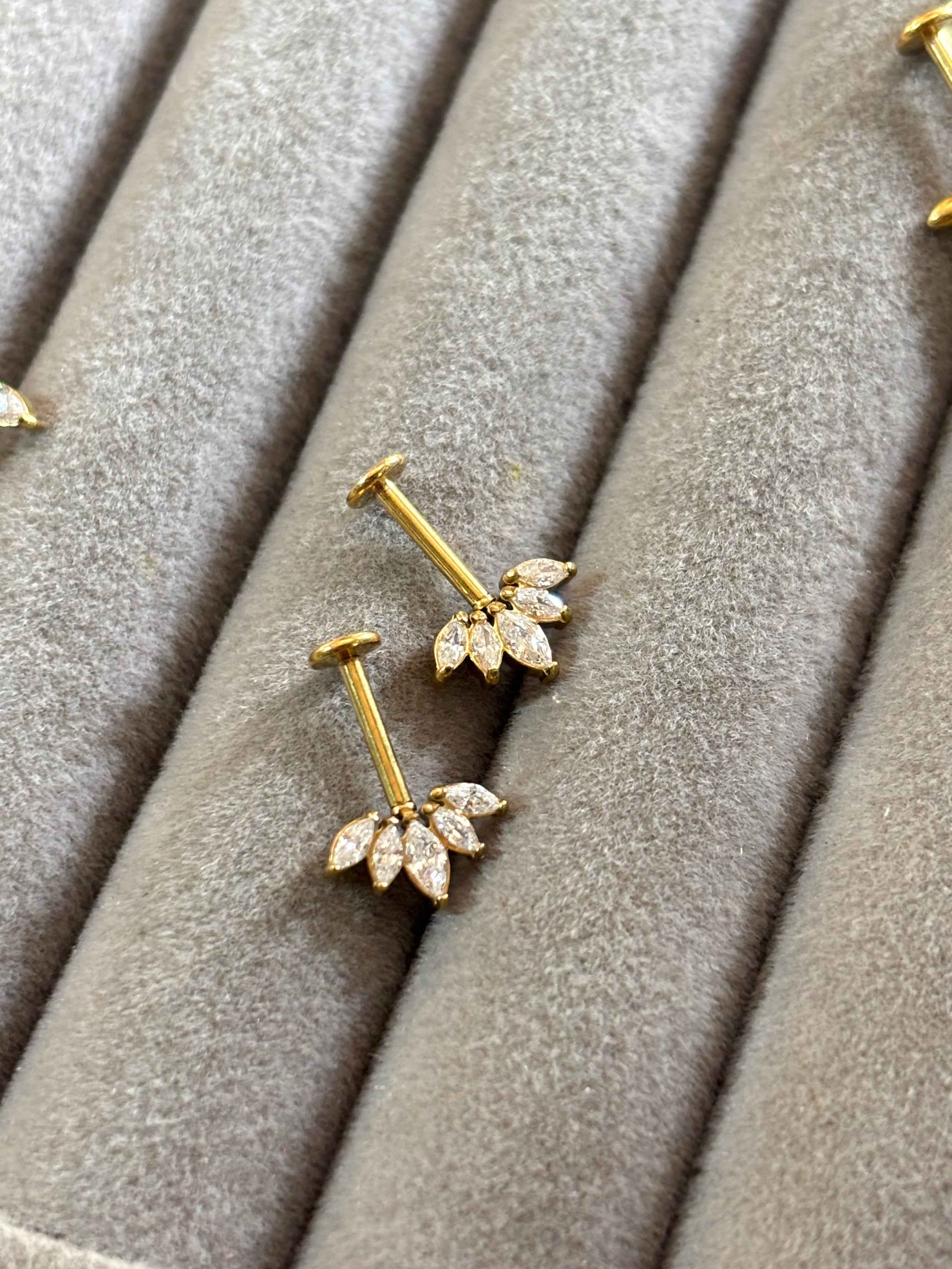 Dewdrop Bloom Stud