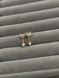 Butterfly upper helix stud