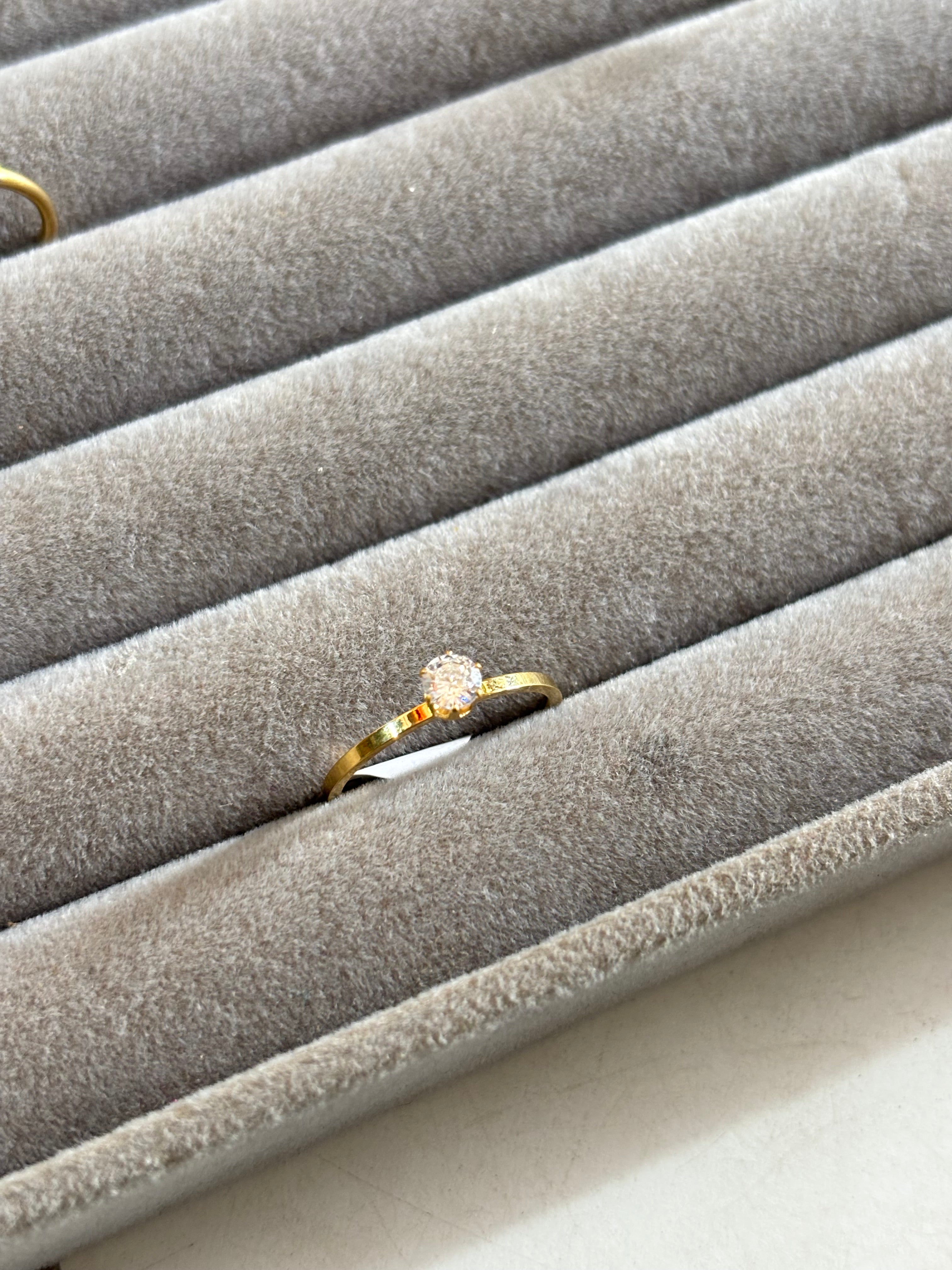 Solitaire ring