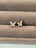 Crystal Butterfly studs