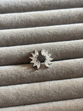 Round Marquise Halo Studs