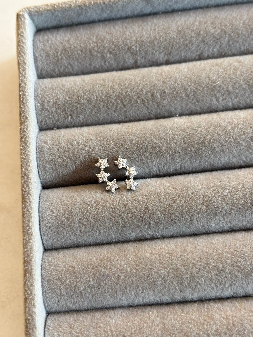 Golden Diamond Blossom stud