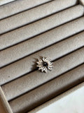 Round Marquise Halo Studs