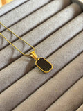 Obsidian Tag Pendant