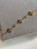 Four leaf elegance bracelet - Hirulythings