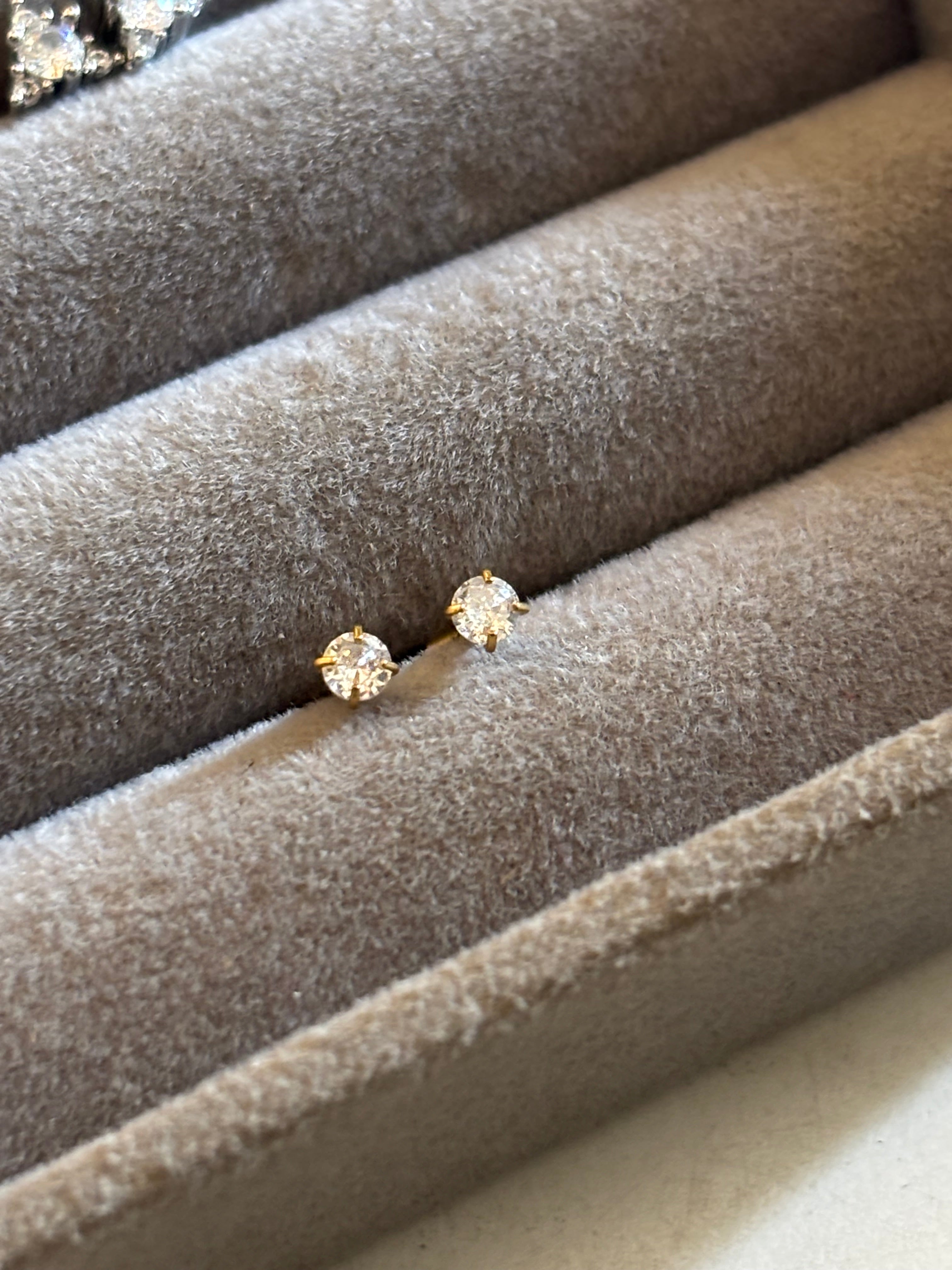 Circular stond stud Flat back