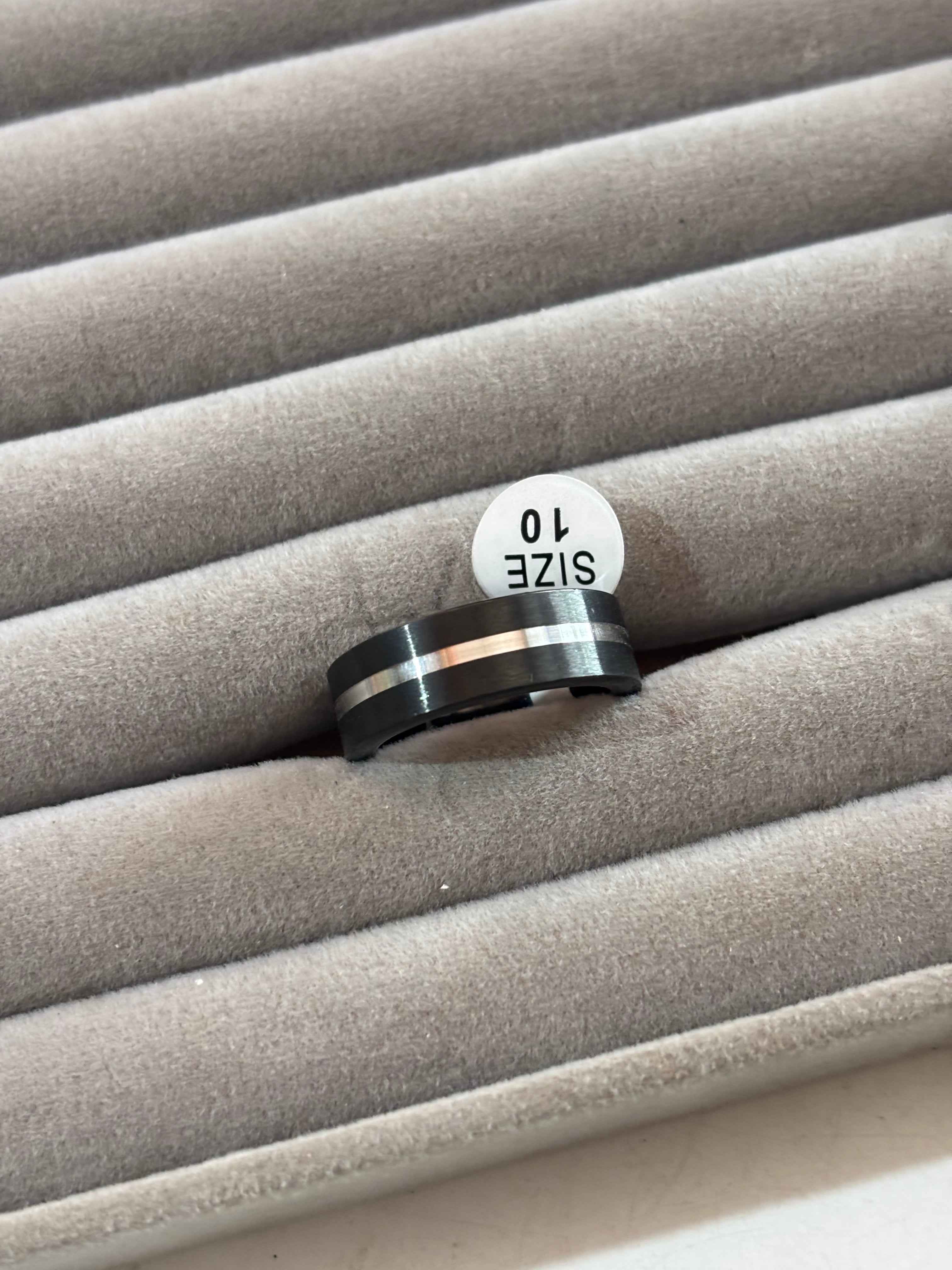 Stripes Band ring