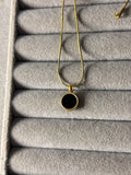 Black round chain