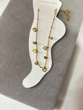 Heart hanging anklet - Pair - Hirulythings