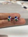 Floral Multi earrings - Hirulythings