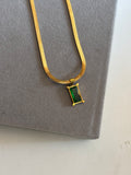 Emerald neck piece for him