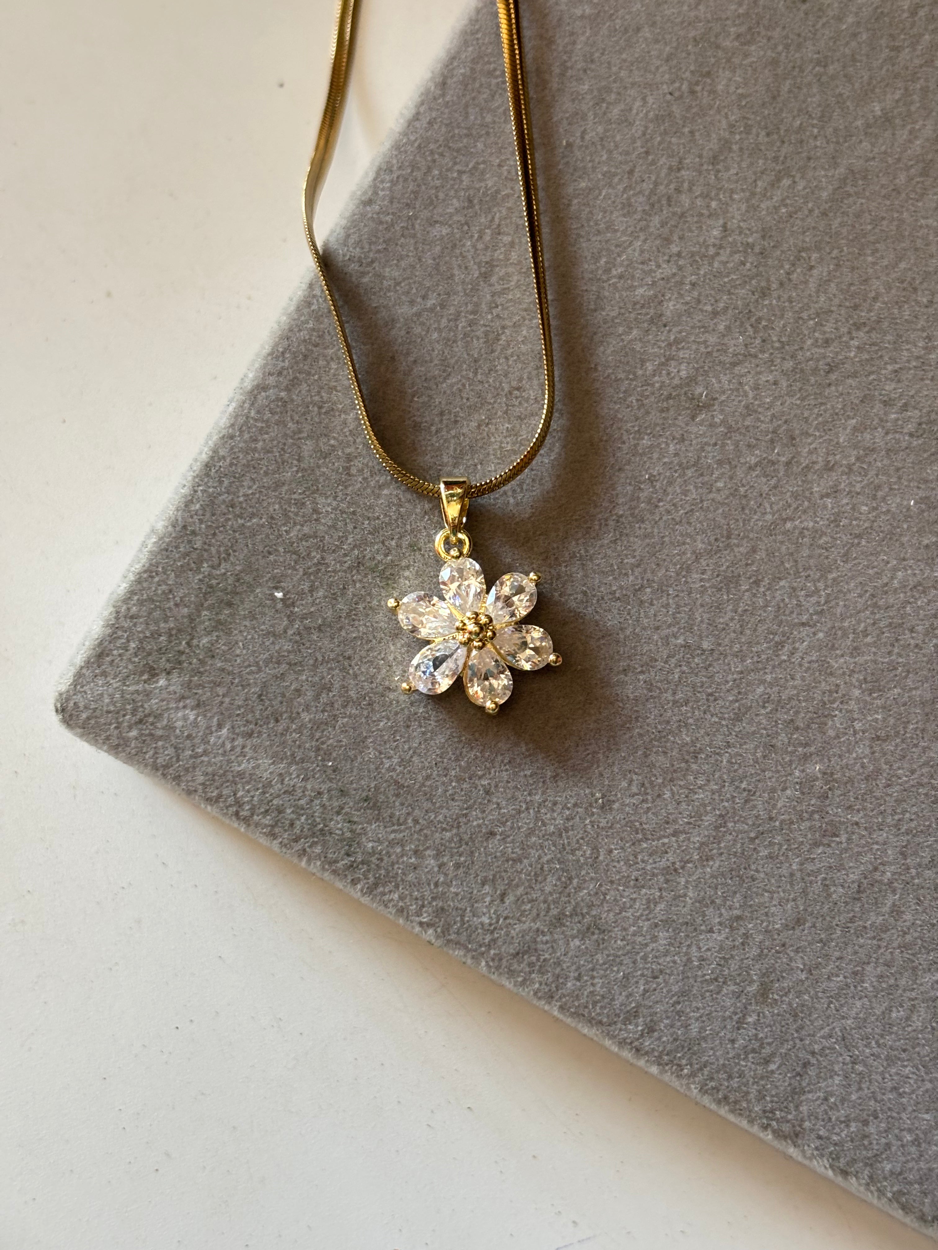 floral necklace